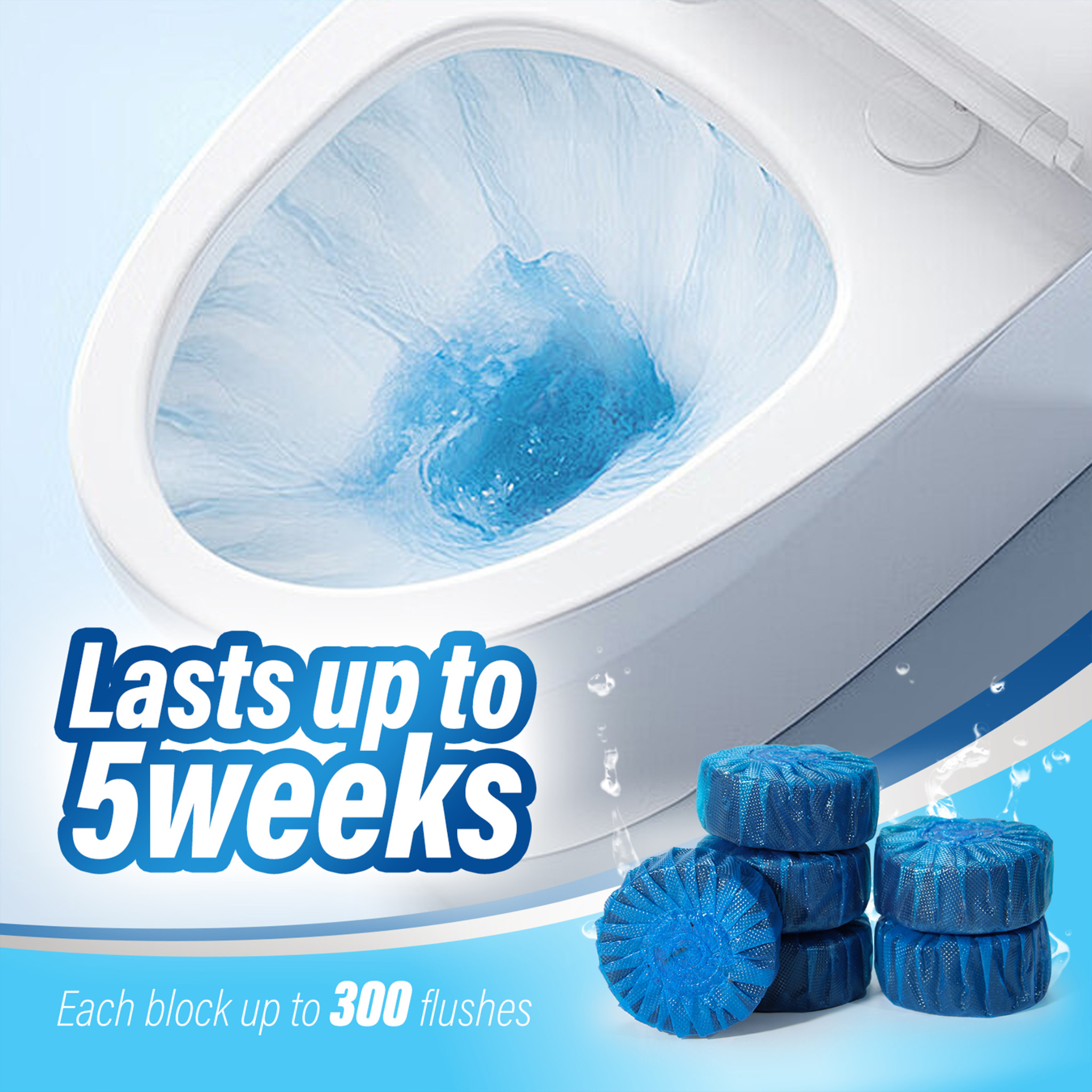 Wc Block Cleaner Toilet Blocks Cleaner 6-Pack Box – Fresh – Clark-Kara Pte. Ltd
