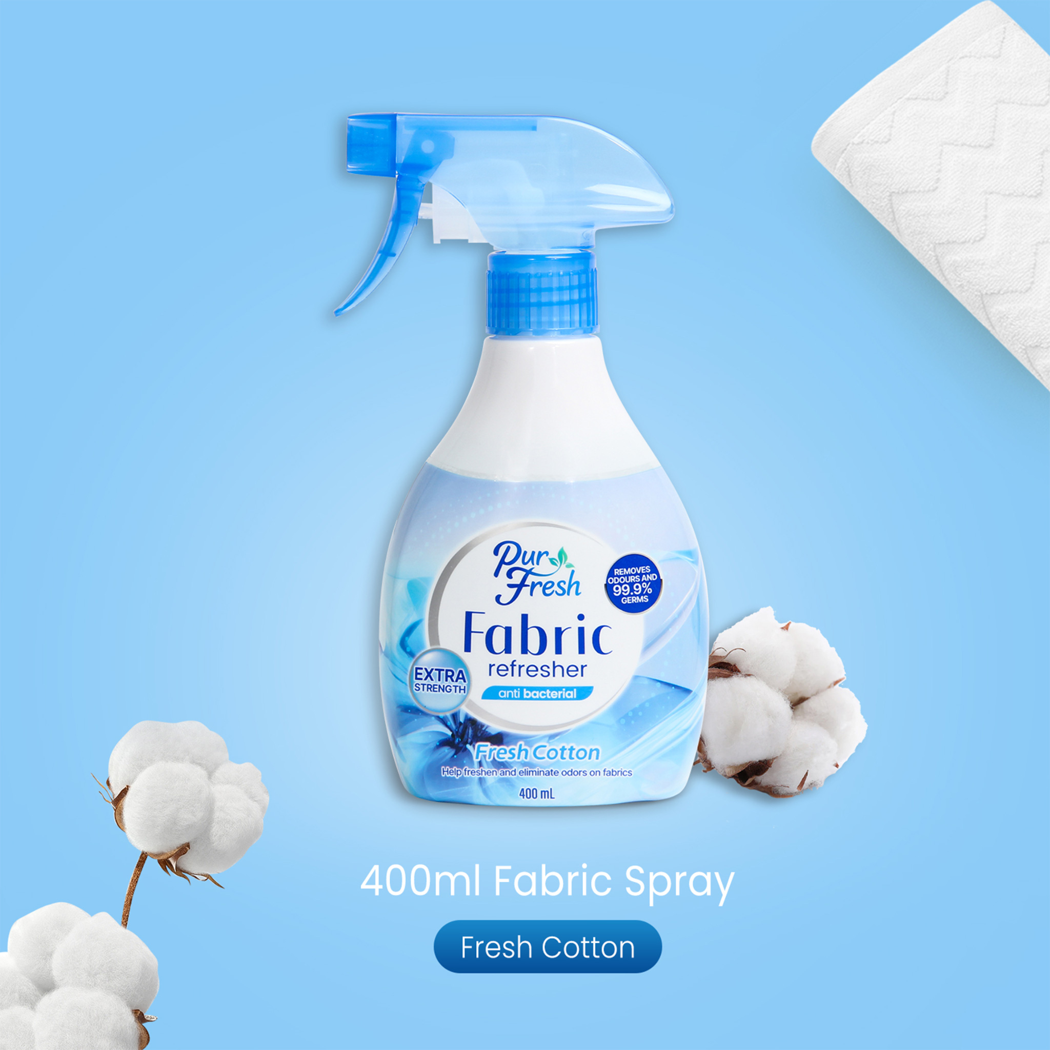 Fabric Refresher 400ml – Fresh Cotton