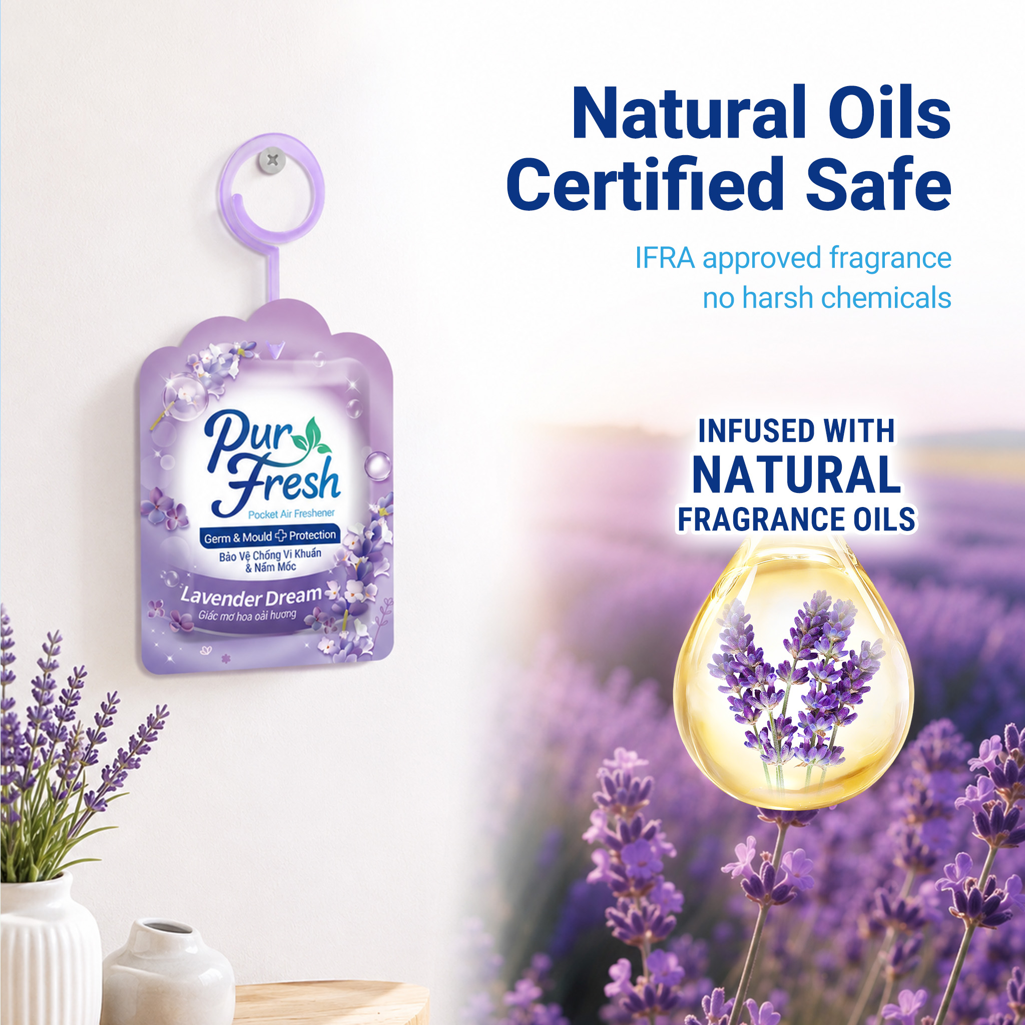 Pocket Gel Air Freshener - Peach - Image 7